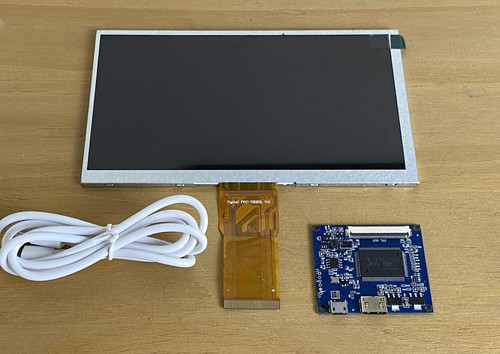 Display lcd 1024x600 - display,